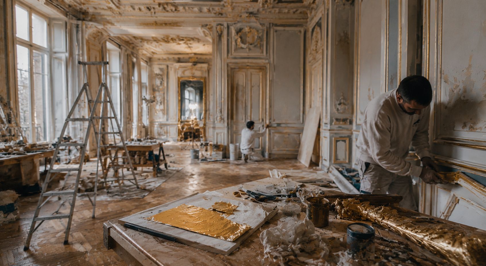 Les métiers d'art — Ceux qui tiennent les murs