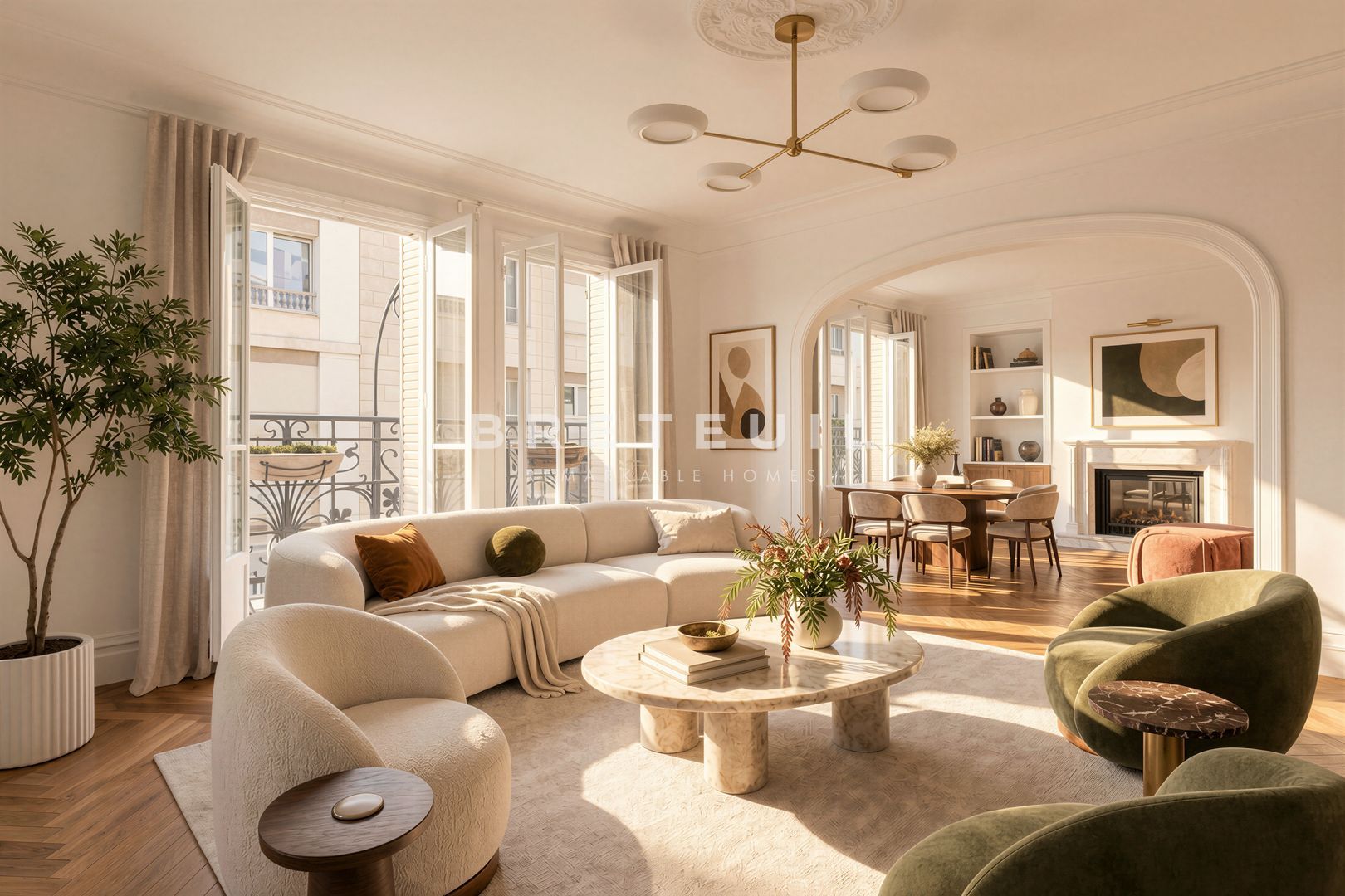 Saint-Mande - 122m² - 5p. - 3ch.